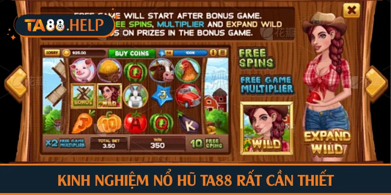 Kinh nghiệm nổ hũ TA88 rất cần thiết