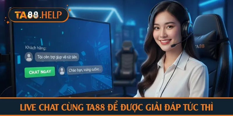 Live chat cùng TA88 để được giải đáp tức thì
