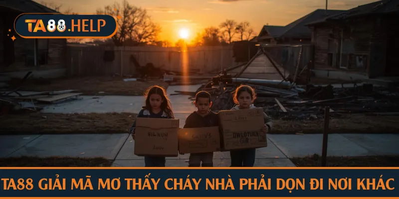 TA88 giải mã mơ thấy cháy nhà phải dọn đi nơi khác